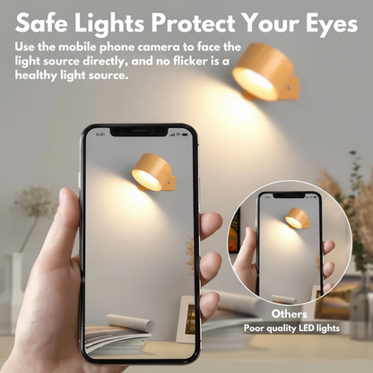 Rechargeable LED Wall Light | Adjustable Magnetic Mount