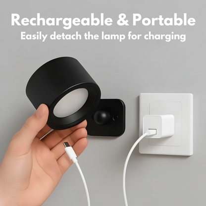 Rechargeable LED Wall Light | Adjustable Magnetic Mount
