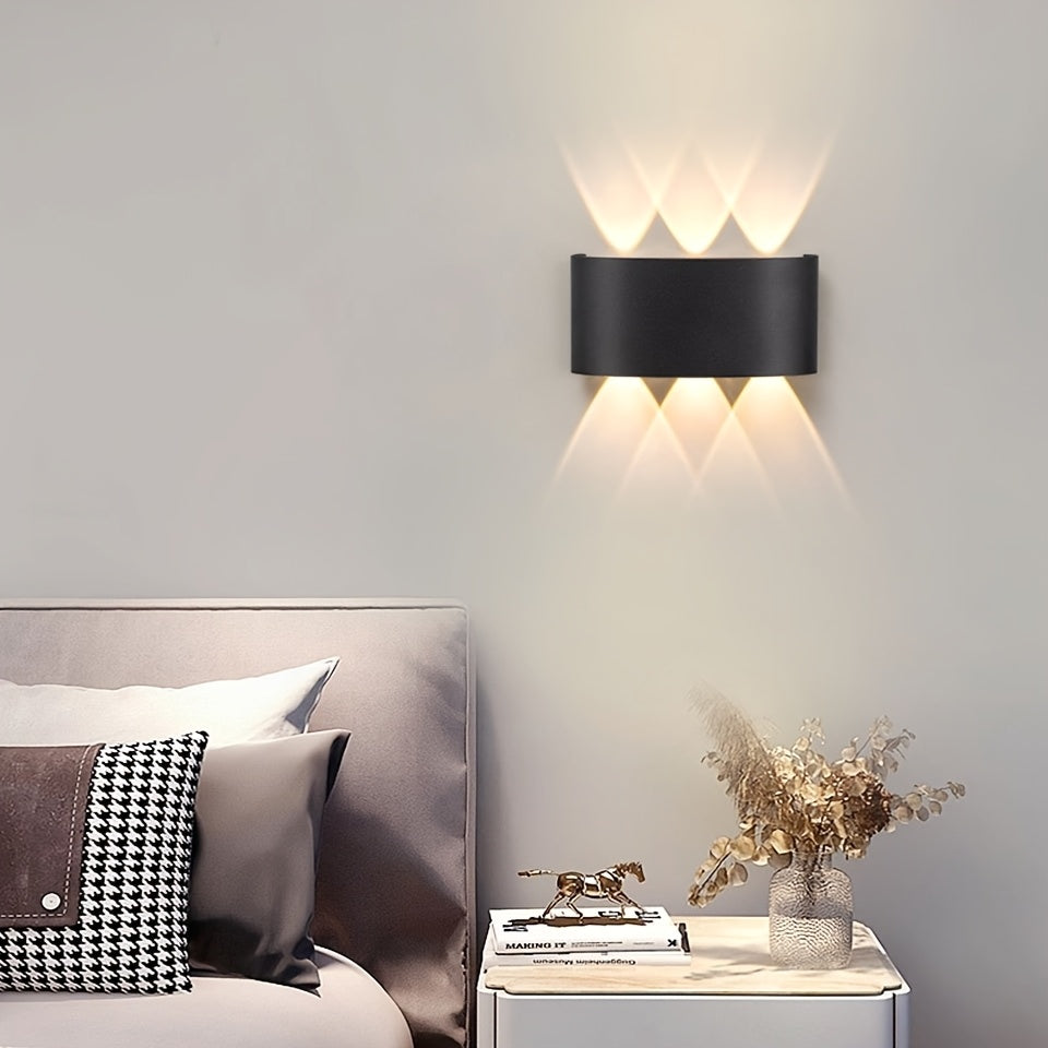 Modern Dual Beam LED Wall Light | Indoor & Outdoor IP55