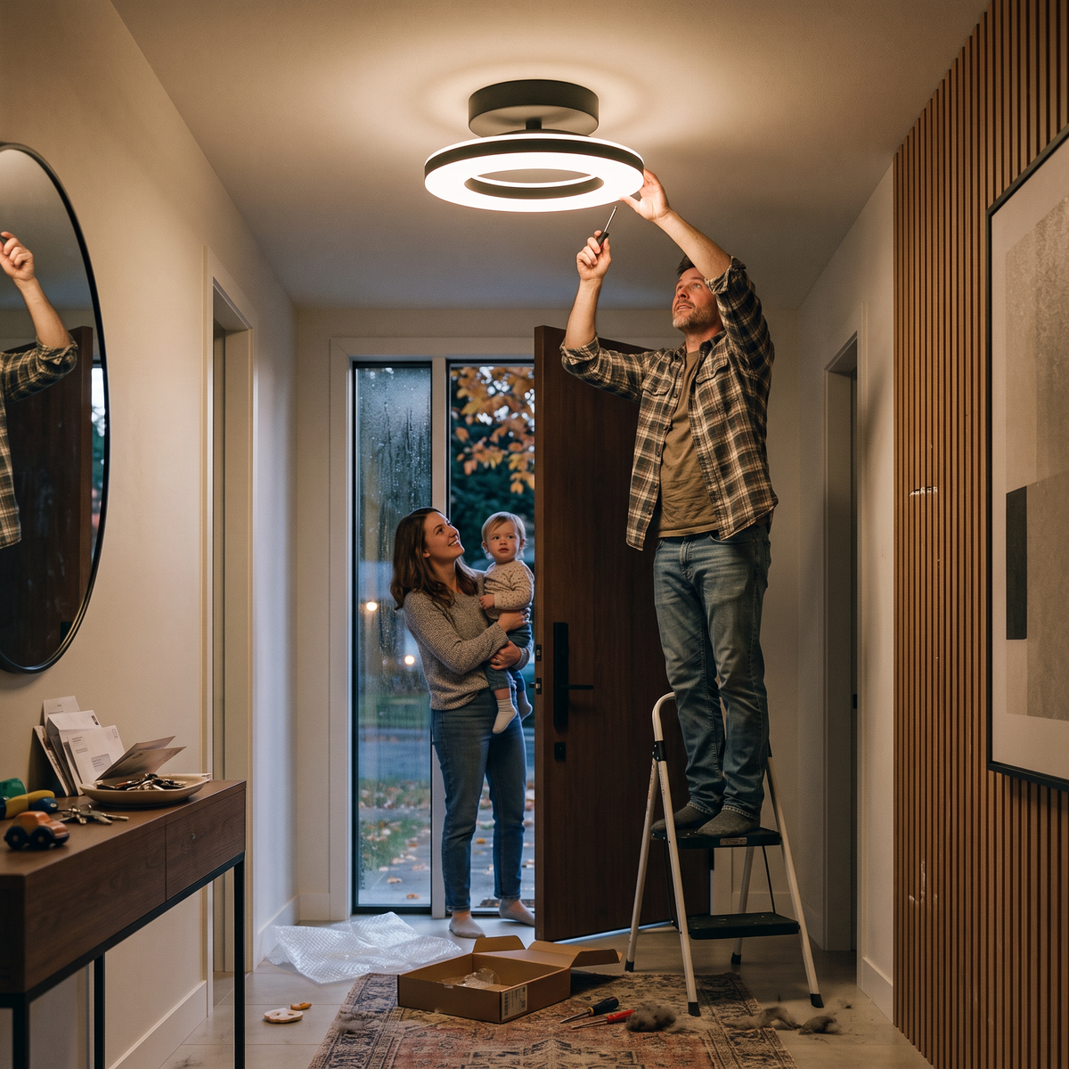 Acrylic Round LED Ceiling Light