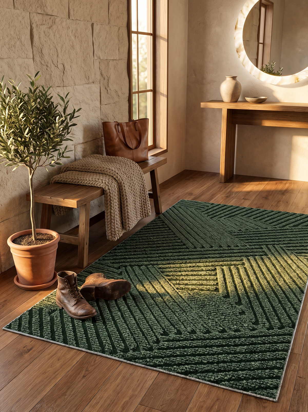 Weather resistant door mat ready for every season