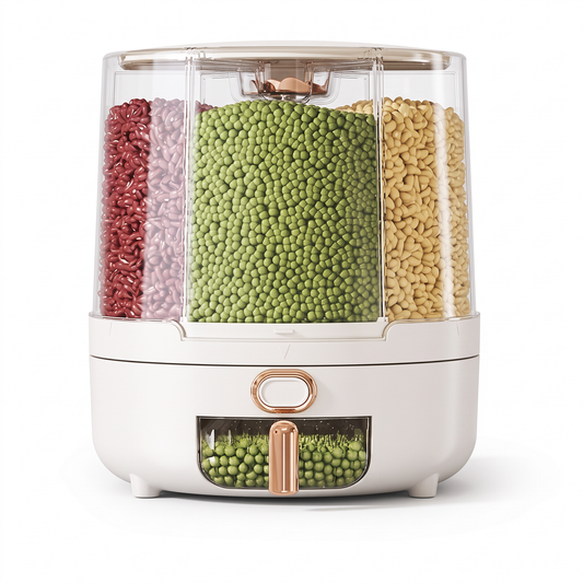 Rotating Airtight Food Storage Container