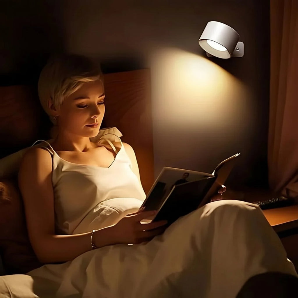Rechargeable LED Wall Light | Adjustable Magnetic Mount