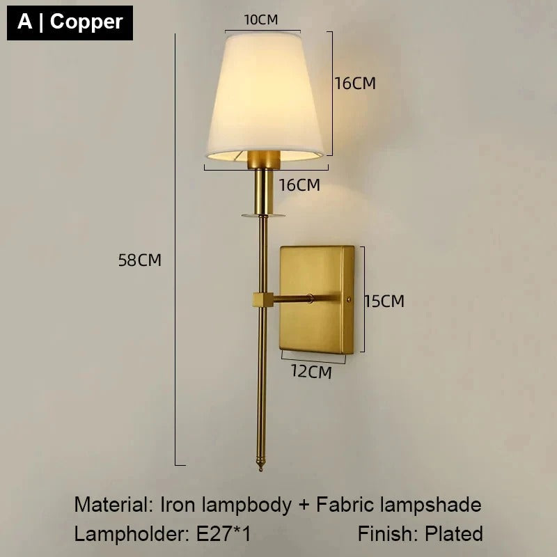 Nordic Elegance LED Wall Sconce | Modern Bedroom & Living Room Lighting